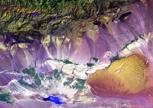 ���������� ����� �� �������� Landsat 7