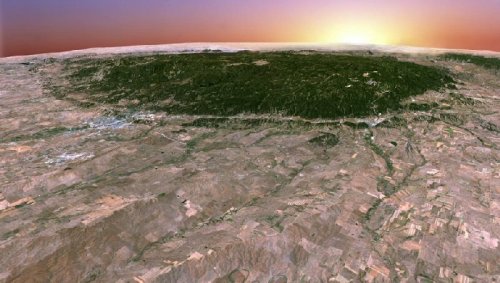 ���������� ����� �� �������� Landsat 7