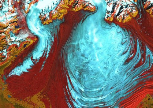 ���������� ����� �� �������� Landsat 7