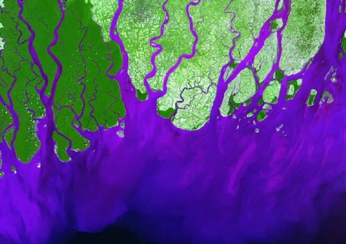 ���������� ����� �� �������� Landsat 7