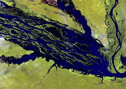 ���������� ����� �� �������� Landsat 7