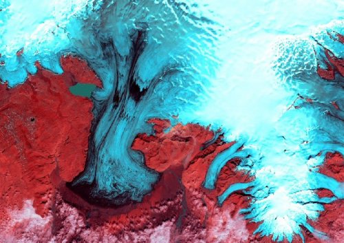 ���������� ����� �� �������� Landsat 7