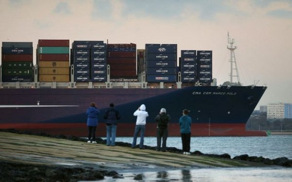 CMA CGM Marco Polo � ���������� � ���� �����-�������������