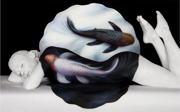 Рисунки на теле, созданные Крейгом Трейси Рисунки на теле, созданные Крейгом Трейси