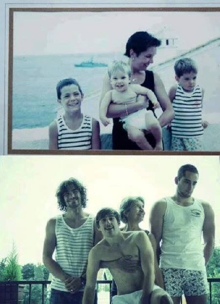 12 Самых прикольных воссозданных семейных фотографий 12 Самых прикольных воссозданных семейных фотографий
