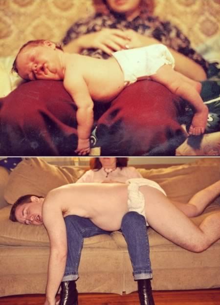 12 Самых прикольных воссозданных семейных фотографий 12 Самых прикольных воссозданных семейных фотографий