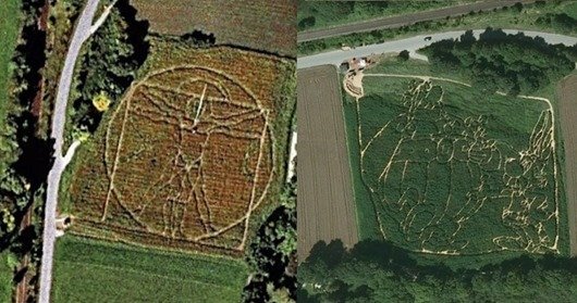 Самые гигантские рисунки на Земле (30 фото)