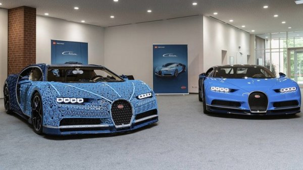 ���������� Lego ������� Bugatti �� �������� �������. �� ���� ������ ����� ���� ����������